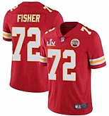 Nike Men & Women & Youth Chiefs 72 Eric Fisher Red 2021 Super Bowl LV Vapor Untouchable Limited Jersey,baseball caps,new era cap wholesale,wholesale hats